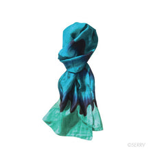 Load image into Gallery viewer, Wave Silk Scarf

