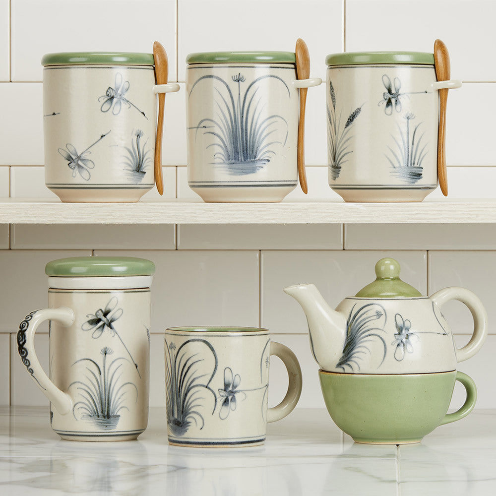 Dragonfly Tea Infuser Mug