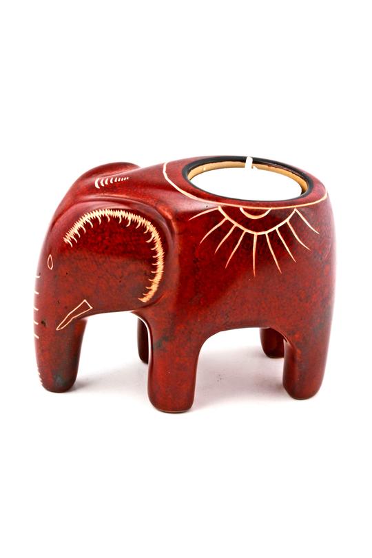 Masaai Mara Elephant Tea Light