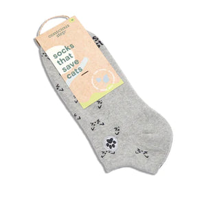 Adult Ankle Socks that Save Cats