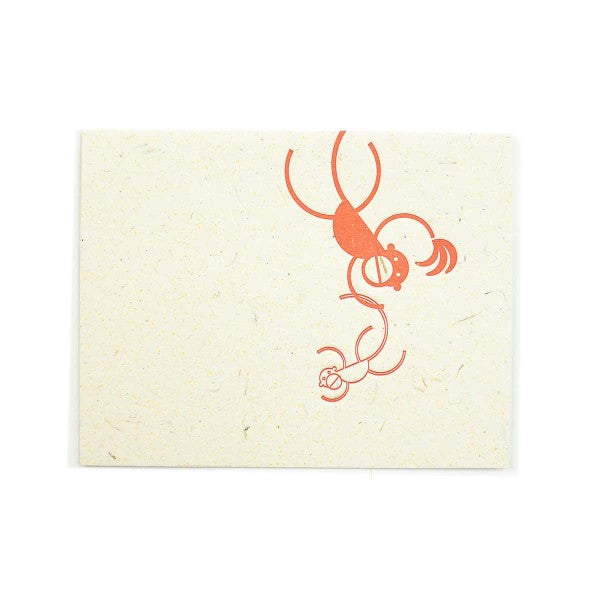 Greeting Card - Pooh Paper Birds Embossed