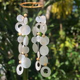 Capiz Chime with Wood, Small