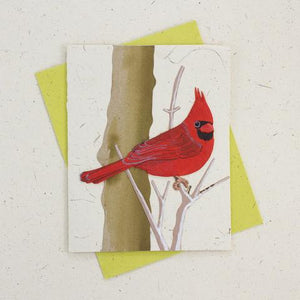 Greeting Card - Pooh Paper Birds Embossed