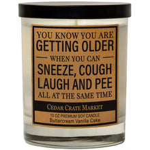Load image into Gallery viewer, Sneeze, Cough, Laugh, And Pee | 100% Soy Wax Candle
