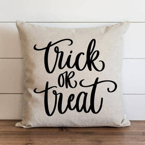 Trick Or Treat Natural Pillow Cover
