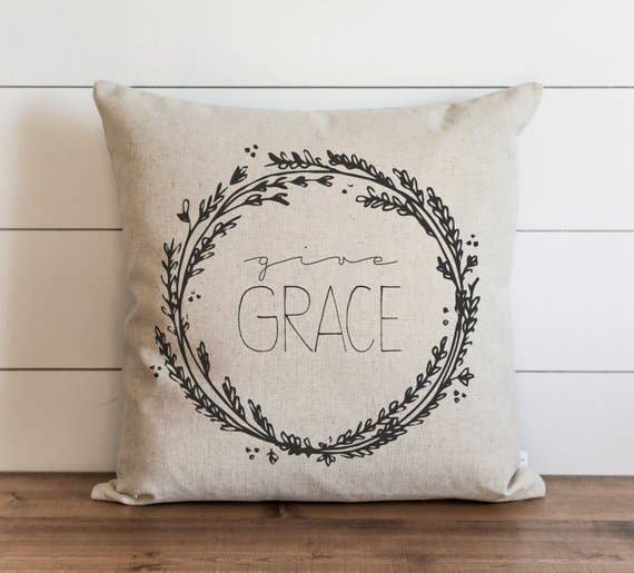 Give Grace Pillow Cover