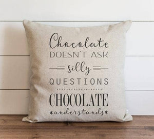 Chocolate Pillow Cover