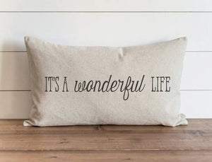 It's A Wonderful Life Pillow Cover