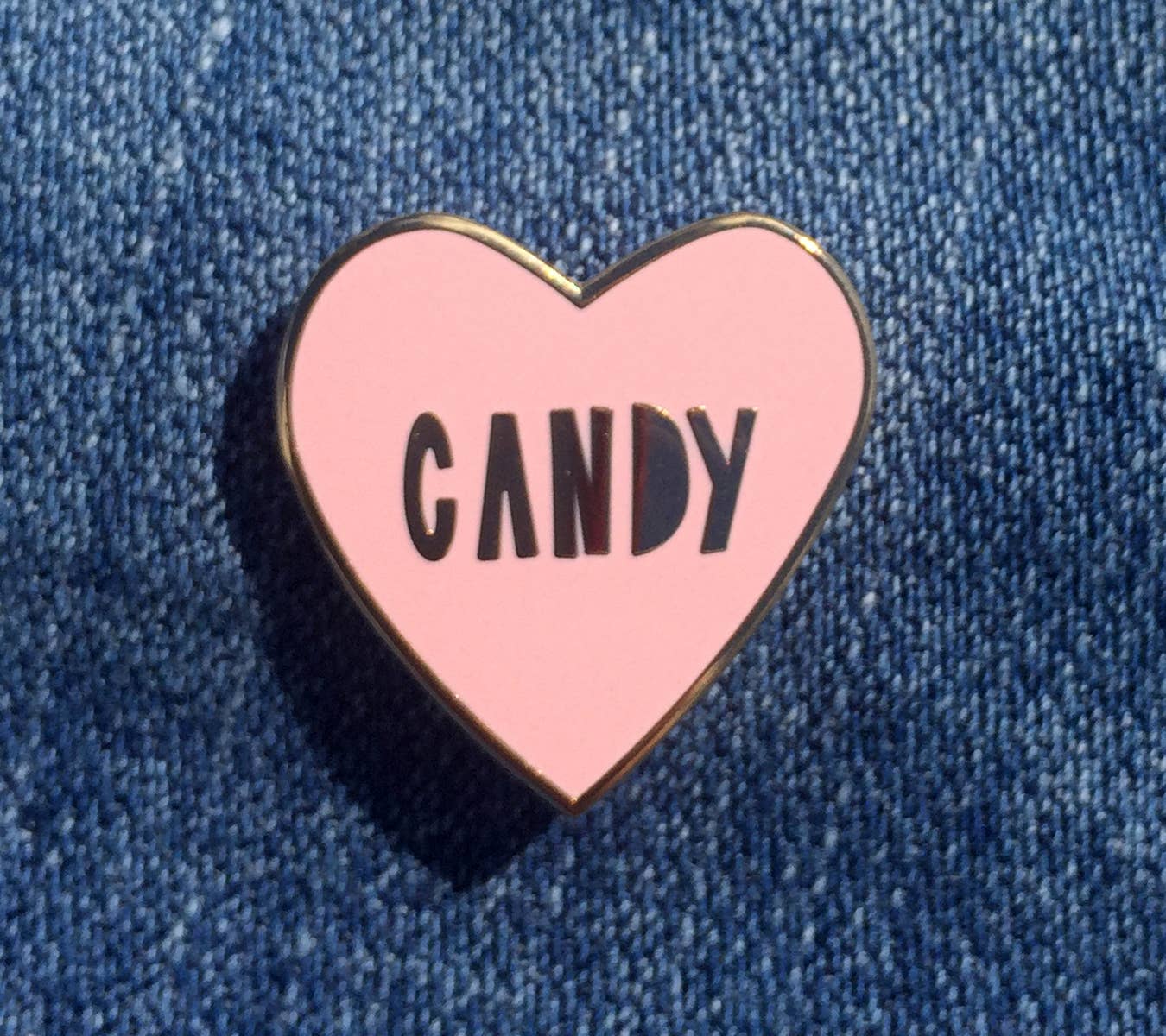 DNR Candy Heart - enamel pin