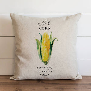 Corn Botanical Pillow Cover