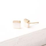 Kelly Mother of Pearl Stud Earrings