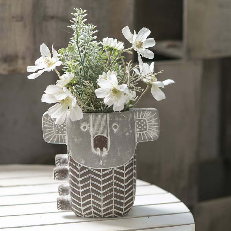 Koala Planter Large Cement