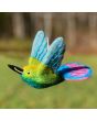 Load image into Gallery viewer, Wild Woolie Felt Bird: Mango Hummingbird
