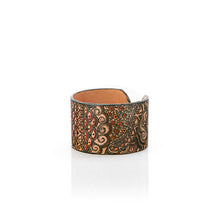 Load image into Gallery viewer, Java Batik Leather Cuff
