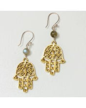 Load image into Gallery viewer, Hand Of Abundance Earrings
