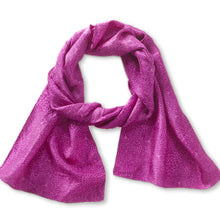 Load image into Gallery viewer, Amethyst Mandala Silk Scarf
