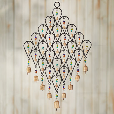 Beaded Lattice Wind Chime