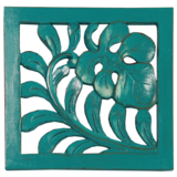 Load image into Gallery viewer, Wooden Trivet Carved Leaf
