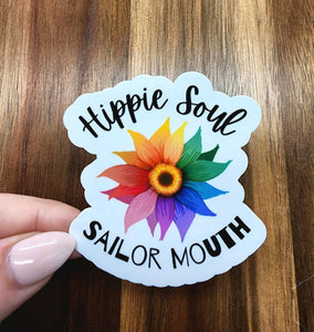 Hippie Soul/Sailor Mouth Sticker