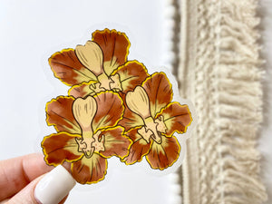 Moth Orchids - Botanical Clear Sticker