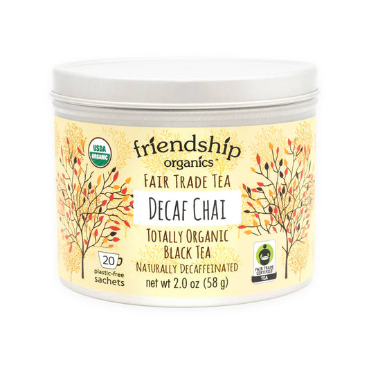 Decaf Chai Tea, Organic and Fair Trade Certified Tin
