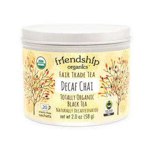Decaf Chai Tea, Organic and Fair Trade Certified Tin