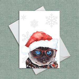 Cute Cat Christmas Cards