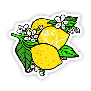 Hello Sunshine Lemon Sticker