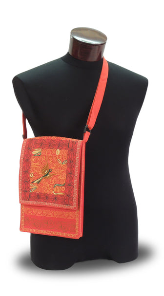 Embroidered Laptop Purse Tote