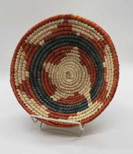 Raramuri Bowl 8" Palm and Yucca Leaves Woven Mexican Traditional Tribal