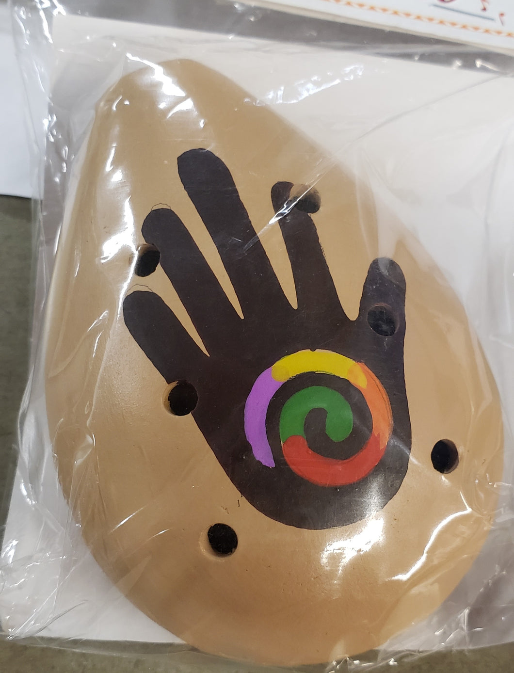 Ocarina - Multicolored Shades Hand Painted