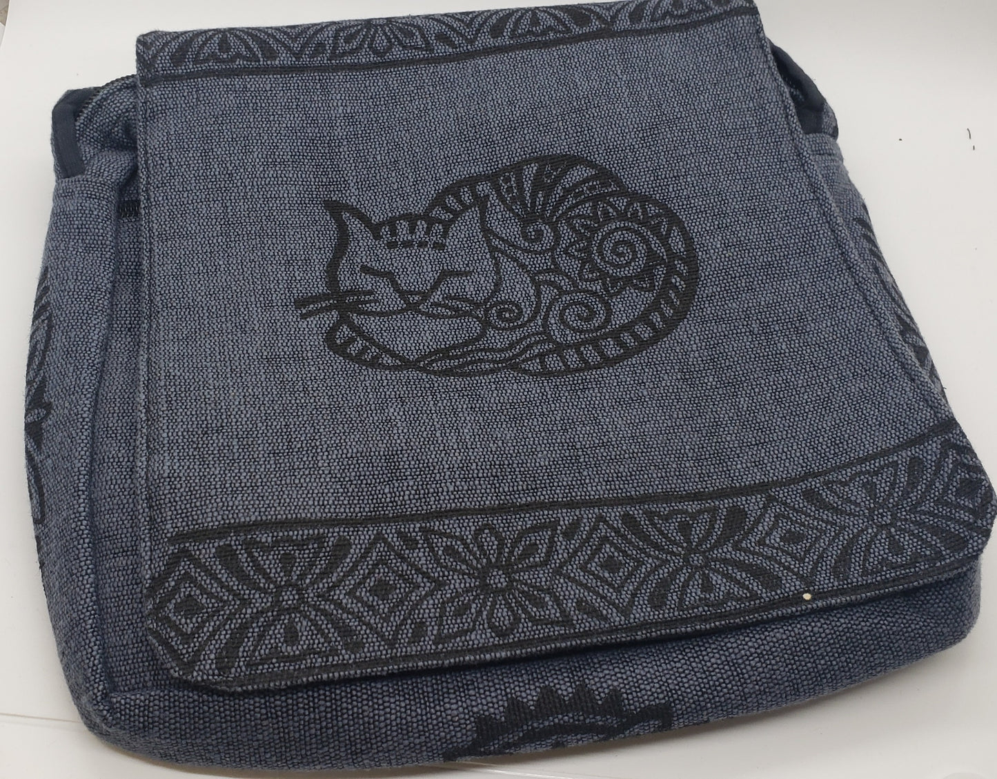 Heavy Cotton Block Print Bag