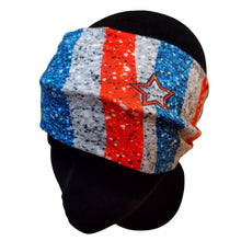 Load image into Gallery viewer, Red, White, and Blue Glitter Headband
