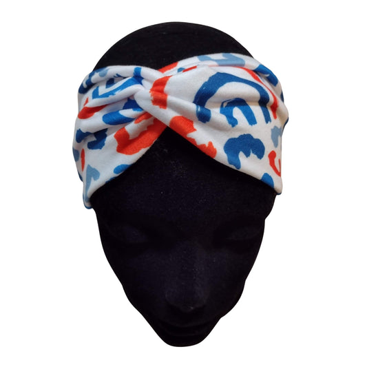 Red, White, and Blue Cheetah Headband