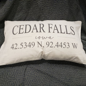 Cedar Falls & Waterloo Pillow Cover