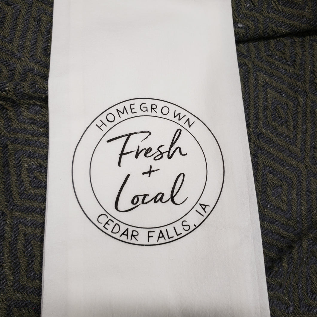 Tea Towel Homegrown Cedar Falls