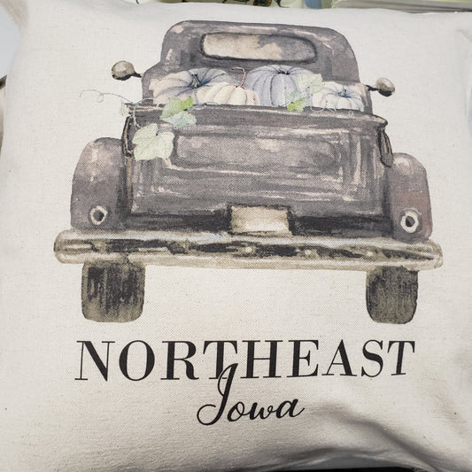 Pumpkin Truck 2 Custom  Pillow Cover