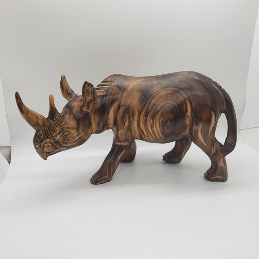 Kenyan Jacaranda Wood Jumbo Rhino