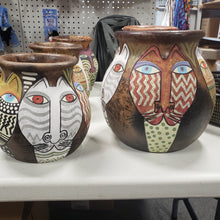 Load image into Gallery viewer, Classic African Ceramic Cat Pot
