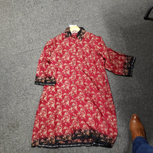 Load image into Gallery viewer, Recycled Sari Silk Shirt with Western Collar
