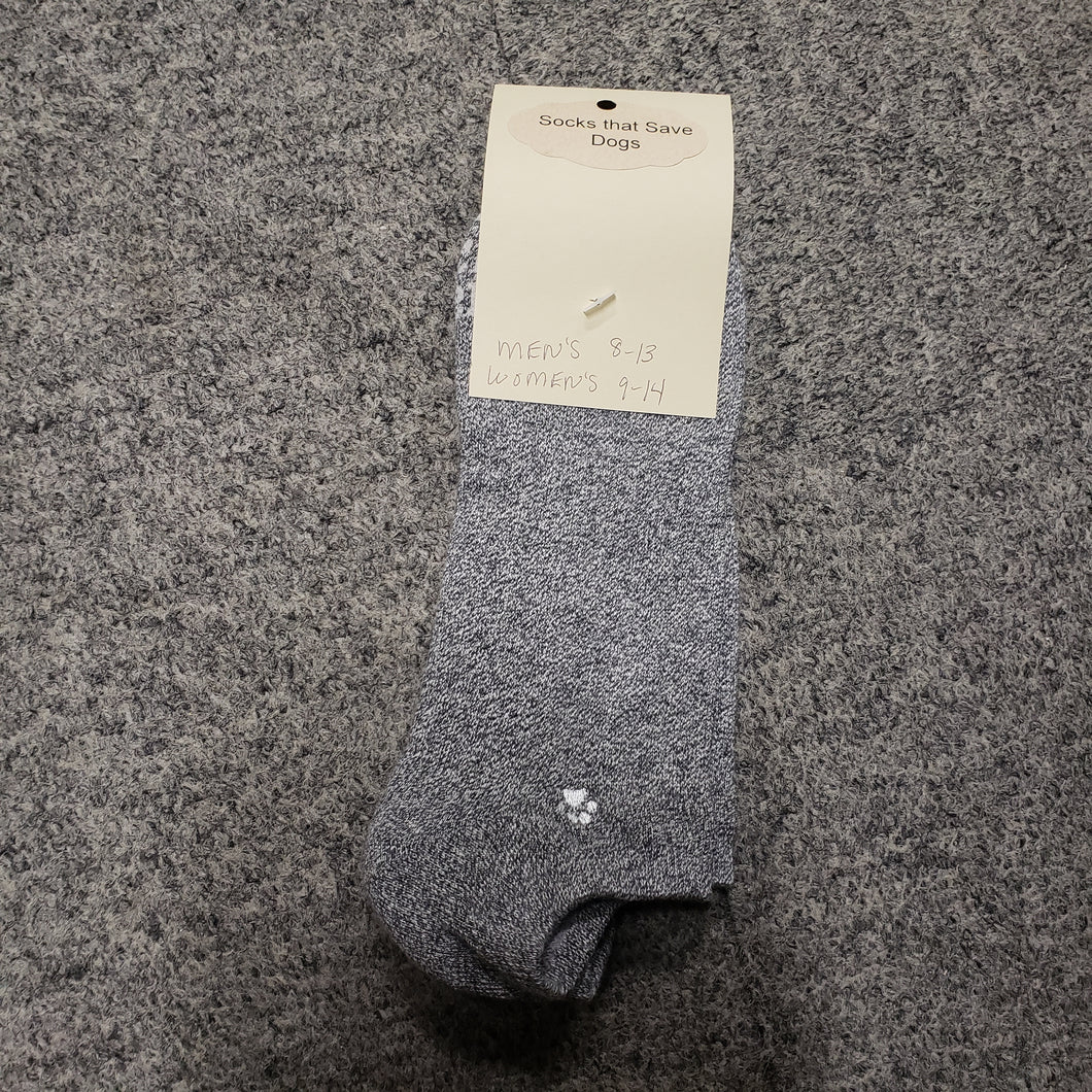 SS Adult Ankle Socks that Save Dogs