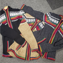 Load image into Gallery viewer, Alpaca Hooded Sweater Zip Up Cardigan
