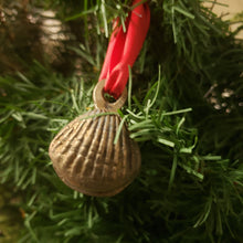 Load image into Gallery viewer, Vintage Brass Bell &amp; Shell Ornaments
