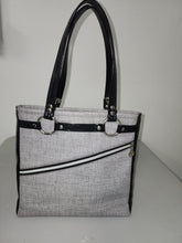 Load image into Gallery viewer, Handbag - Lomexa - grey, black and silver
