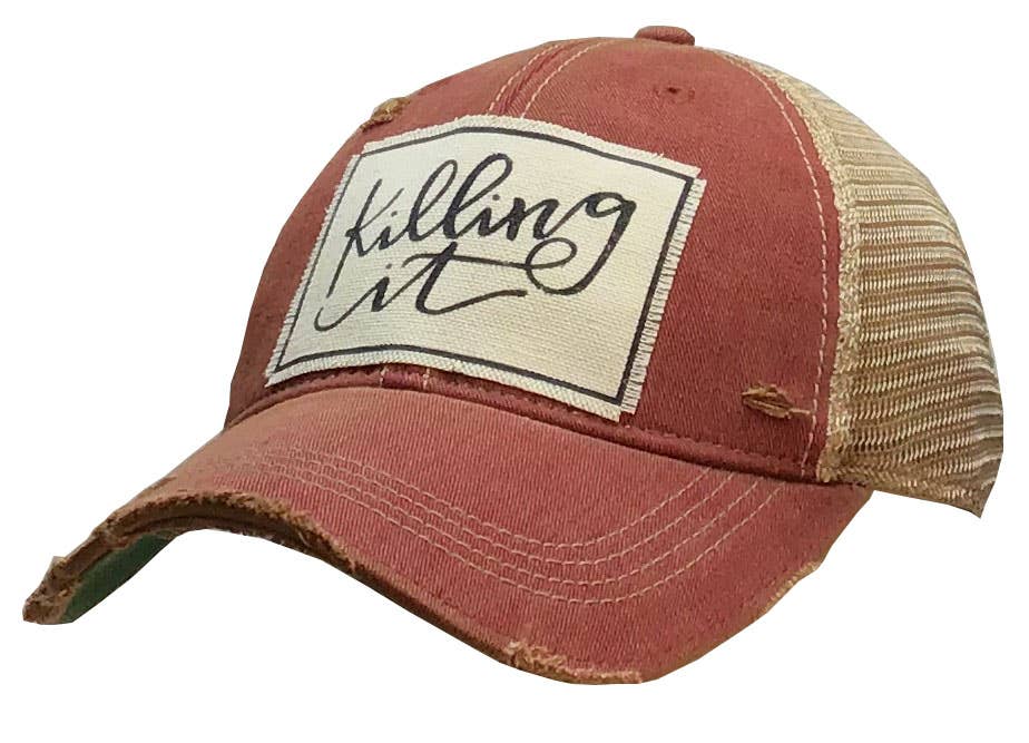 Killing It Distressed Cap Unisex