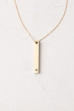 Load image into Gallery viewer, Justice Bar Necklace
