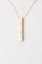 Load image into Gallery viewer, Justice Bar Necklace
