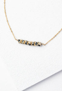 Your New Favorite Necklace in Dalmatian Jasper