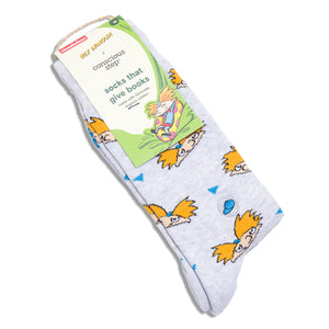 Socks that Give Books
