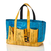 Load image into Gallery viewer, Recycled Feedbag Garden Tote
